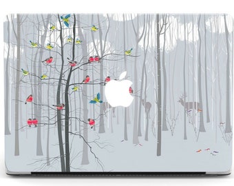 Winter Macbook Pro 16 Inch Case Forest Macbook Air Case 13 Inches Macbook Pro Case 13 Inches Animal Print Macbook Pro 15 Touch Bar YD1014