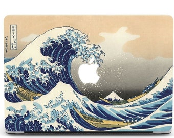 Kanagawa 16 Inch Macbook Pro Case A1466 Wave Macbook Air 13 Case Painting Macbook Pro 13 Inch Case Art Design Macbook Pro 15 Case YD1017