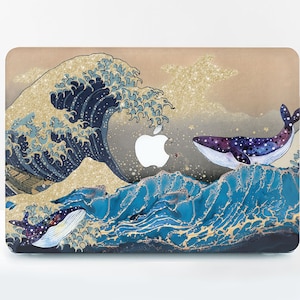 Great Wave Mac 16 Case Air 13 MacBook Case MacBook 13 Pro Case Whale MacBook Pro 15 2022 Case MacBook 12 Case MacBook Air 11 Case GM0119 image 1