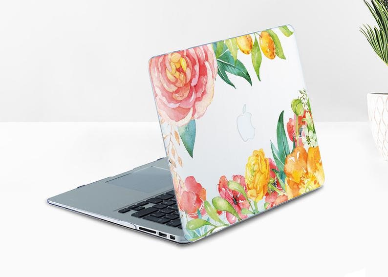 Flowers Macbook Pro 16 Case 13 Inch Macbook Air Case Roses Macbook Pro 13 Inch Case Clear Laptop Case Floral Macbook Pro 15 Inch BD2326