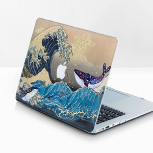 Great Wave Mac 16 Case Air 13 MacBook Case MacBook 13 Pro Case Whale MacBook Pro 15 2022 Case MacBook 12 Case MacBook Air 11 Case GM0119 image 3