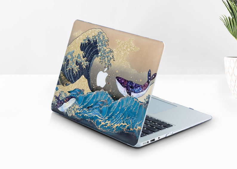 Great Wave Mac 16 Case Air 13 MacBook Case MacBook 13 Pro Case Whale MacBook Pro 15 2022 Case MacBook 12 Case MacBook Air 11 Case GM0119 image 3