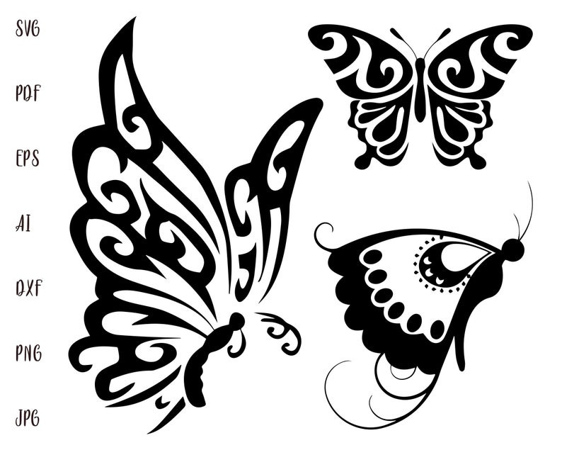 Butterfly Svg Insects Digital Files Svg Butterflies Svg - Etsy
