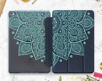 Mandala 6th Gen iPad Mini Smart Cover iPad Pro 12.9 2021 Case Boho iPad Pro 11.4 2020 Case iPad 10.2 2020 Case iPad 8 Generation Case BD2149