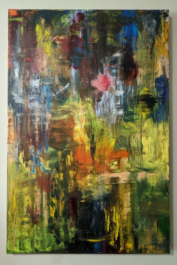 Oil on canvas Abstract painting