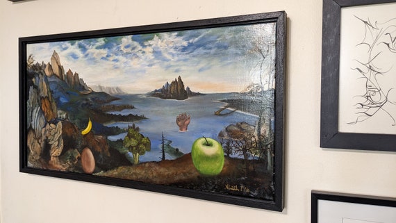 Surrealist landscape