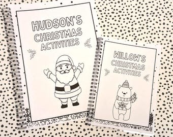Christmas Activity book - wire bound, A4 or A5