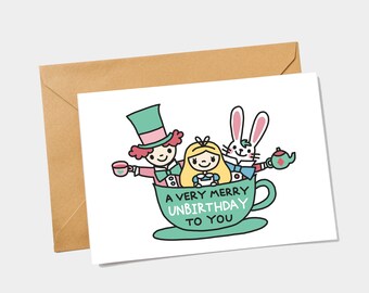 Unbirthday Printable Etsy