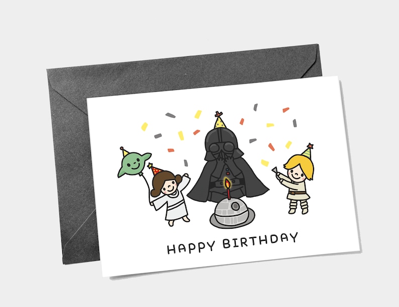 Star Wars Birthday Card - Printable Birthday Card for Dad - I'm Your ...
