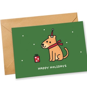 Biglietto di auguri di buone feste con ghepardo - Biglietto di Natale leopardo - Biglietto di Natale con animali Safari - Biglietto di Natale stampabile - Biglietto di Natale divertente