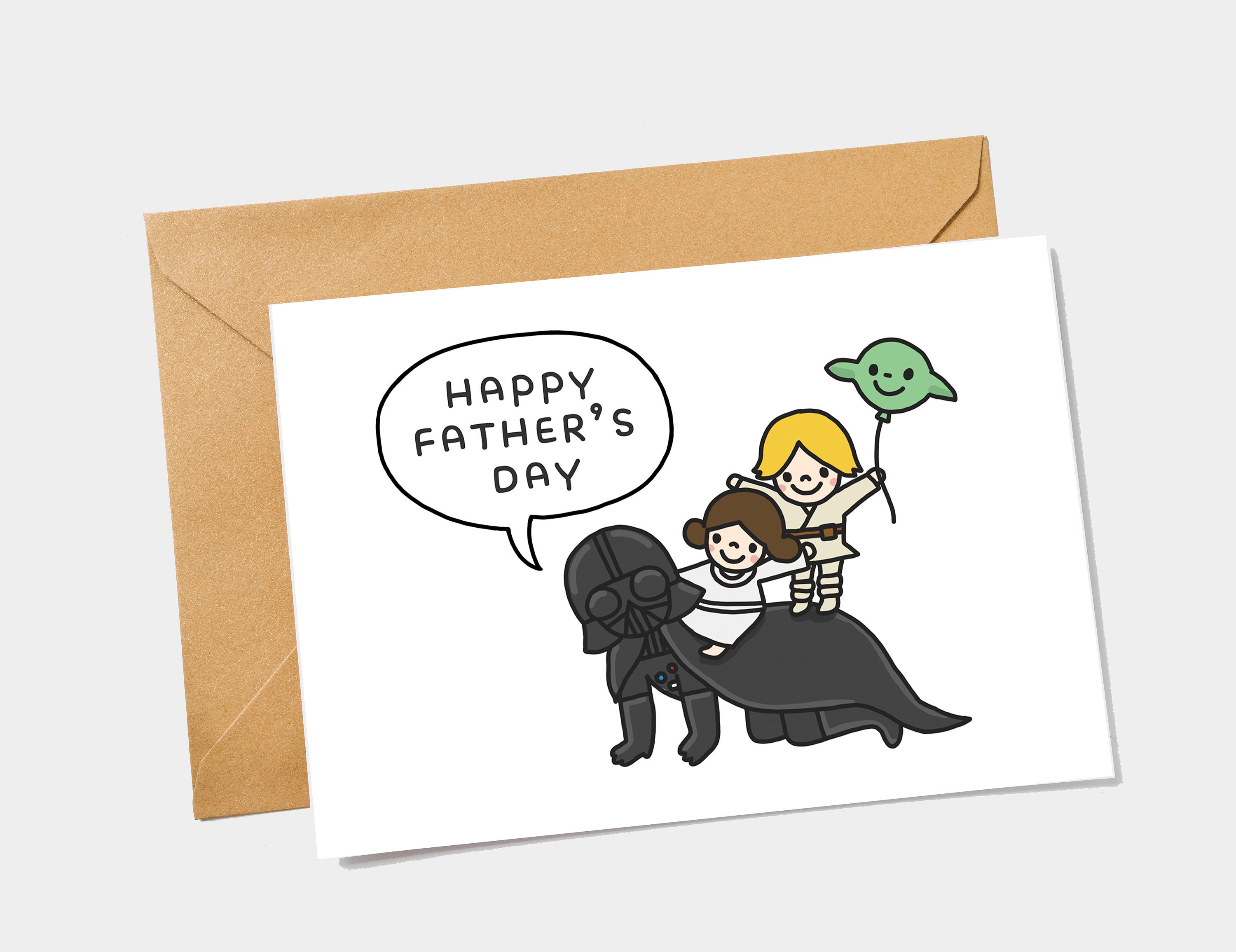 Star Wars Father's Day Card Printable Father's Day | Etsy