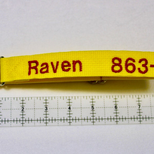 Custom Tag/House Collar - Pet Name & Phone Number or other information of your choice - Fit:  13" to 20" - Free Shipping