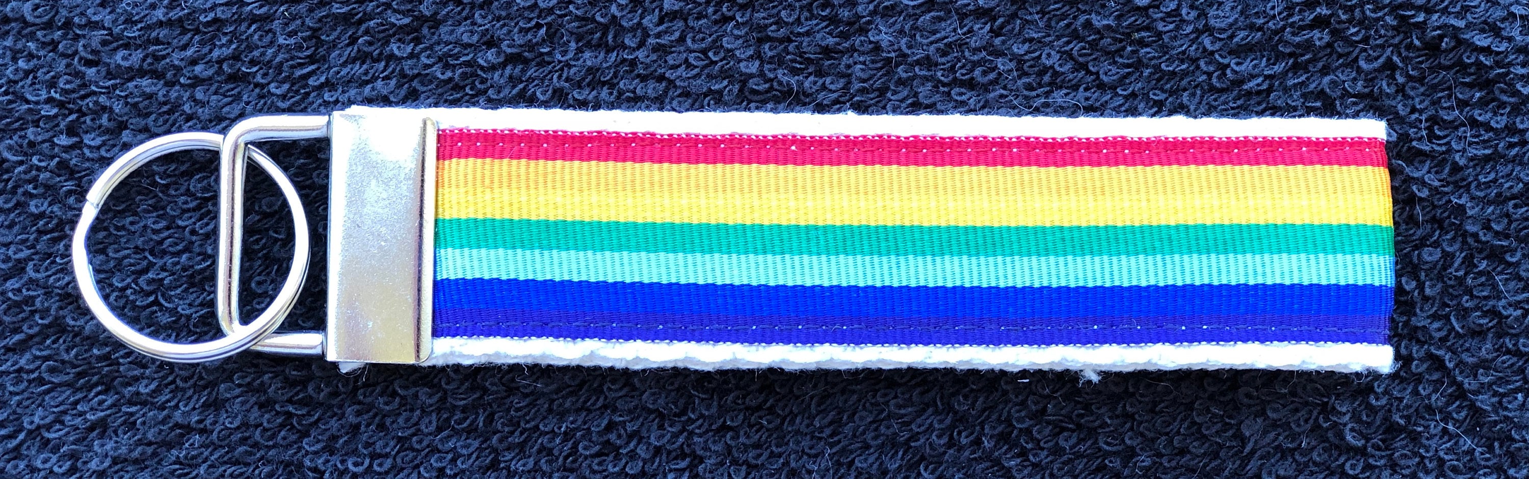 Pride Key Pride Key Fob - Rainbow Pride Ribbon - Show Your Pride with this great ...