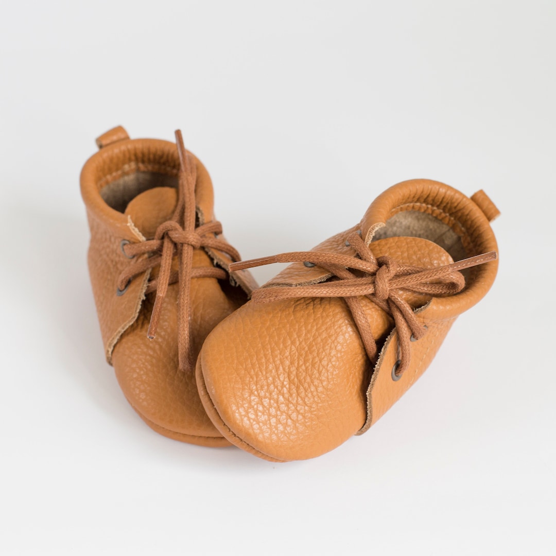 Baby Shoes, Moccasins, Booties, Italian Leather, Custom Name