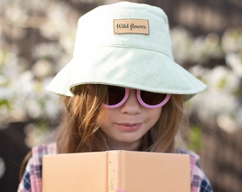 Chapeau d'été avec prénom personnalisé pour enfants, chapeau d'été personnalisé pour bébés, tout-petits, chapeau de bob pour enfants, chapeau d'été pour bébé cadeau pour filles et garçons