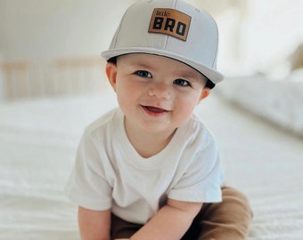 Passende Big Bro Little Bro Snapbacks, personalisiert, BAbt Ankündigung, individuell Säugling Kleinkind Kinder Jugend Kind Baby Newborn, Hut, Mütze