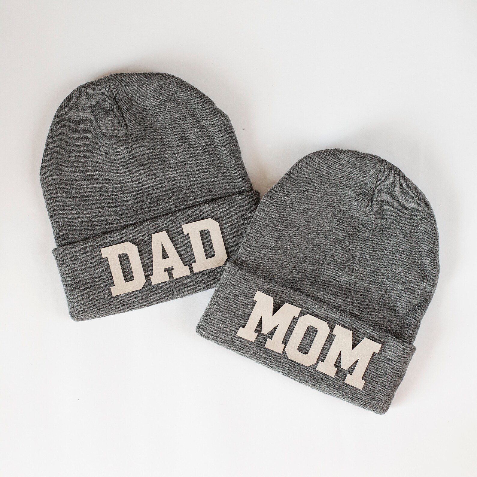 Mom and Dad Set Hats Baby Announcement Mom Gift Dad Gift Etsy