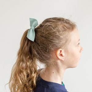 Set of Stylish Leather Bow Hair Bands for Girls / Baby girl hair bows / leather bow/ baby girl image 5