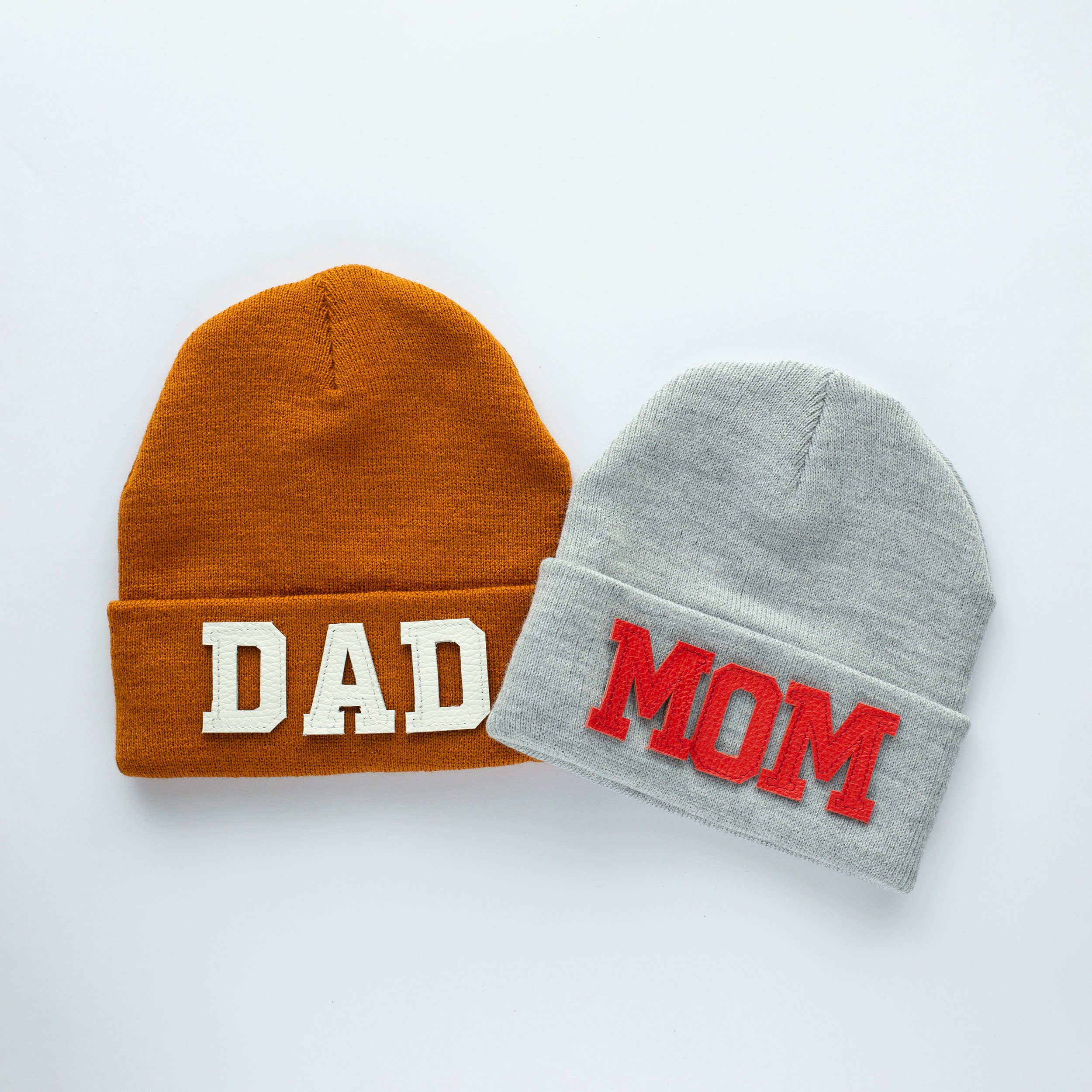 Mom and Dad Set Hats Baby Announcement Mom Gift Dad Gift Etsy