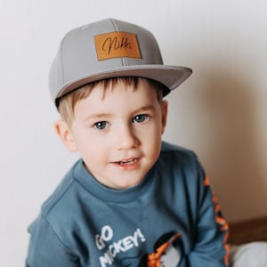 Gorra Snapback personalizada para niños, con nombre personalizado, letras, monograma, familia, hecha en Ucrania.