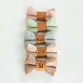 Kids bow tie Baby boy bow tie personalize name initials monogram toddler bow tie boy birthday party Child custom tie Birthday Return Gift