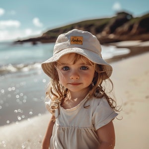 Sun Hat for Kids, Sunbonnet, Surf, Sport, Ocean, Surfing Child Summer Hat, Custom Kids Beach Girl Grandchild Gift Birthday Return Gifts