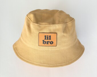 Big Bro, Little Bro, Sun Hat for Kids, Baby, Infants, Toddlers, Personalized Kids Summer Hat, Custom Bucket Hat for Girls and Boys, Family