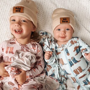This personalized baby beanie is the perfect way to keep your little one's head warm and show off their unique style.