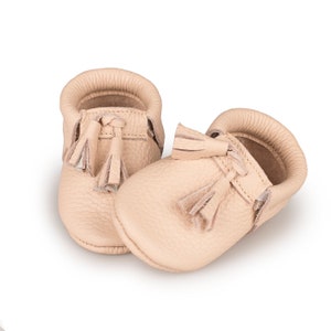 Leather moccasins with tassels, Italian leather. newborn ,infant, toddler, birthday shoes, spring, summer, chaussures de bébé, garçon, fille