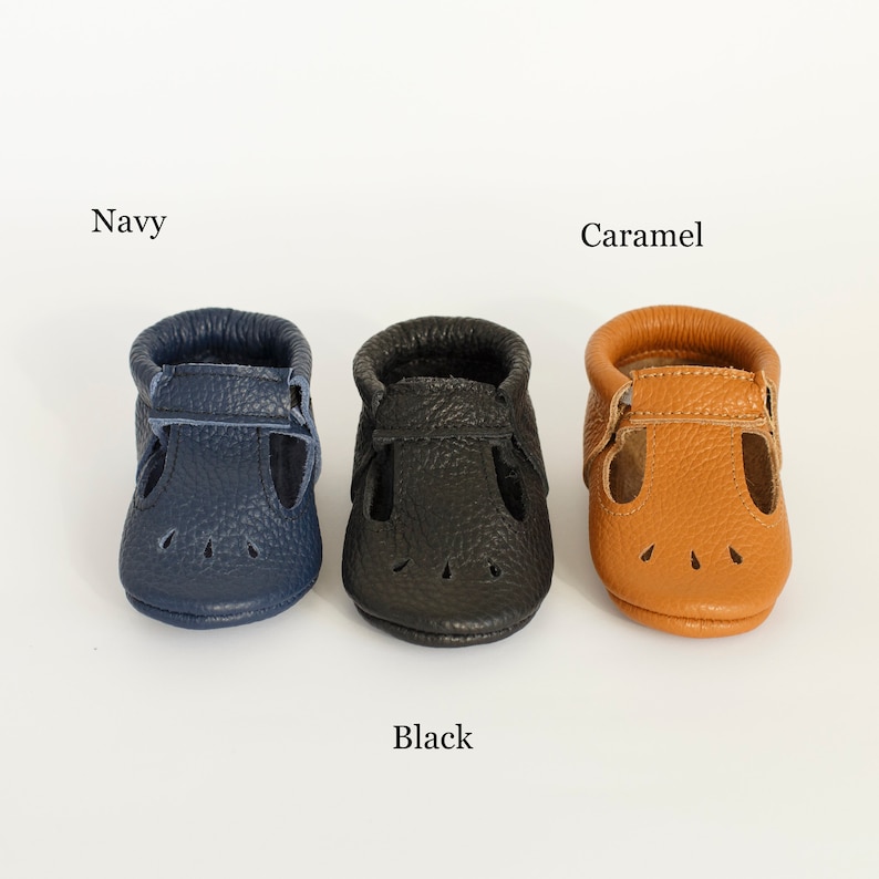 Off White Leather Strap Style Baby Shoes