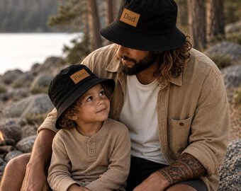 Personalized Dad Bucket Hat Gift, Custom Name Sun Hat for Father’s Day, Daddy Est Hat, New Dad Gift from Baby, Beach Fishing Hat for Men