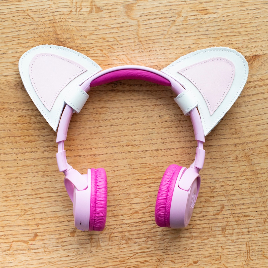 Cat Ears Headphone Attachment, Kids Cat Ears Gamer Cosplay Accessories