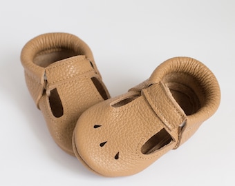 T-Strap baby shoes, moccasins, Italian leather, newborn ,infant, toddler, t-bars, birthday shoes, spring,  summer moccasins, babyschuhe,