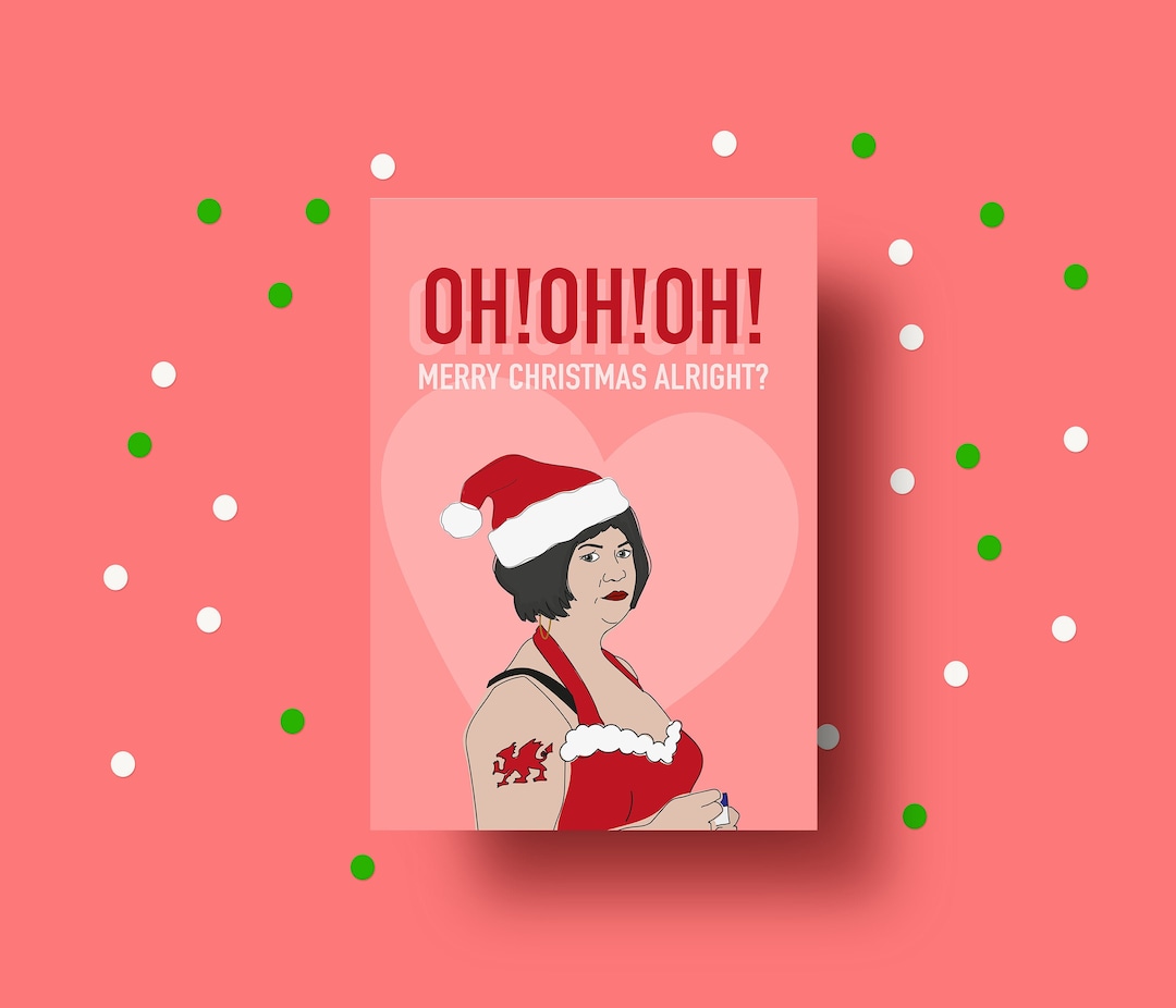 Gavin and Stacey Christmas Card Nessa, Gavin and Stacey, Pam, Smithy