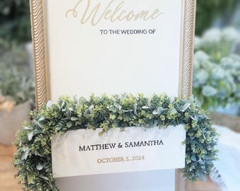 Modern Farmhouse Style Fully Lush Lambs Ear & Eucalyptus Greenery Garland, Year Round Greenery Mantle Decor, Table Runner and Sign Garland