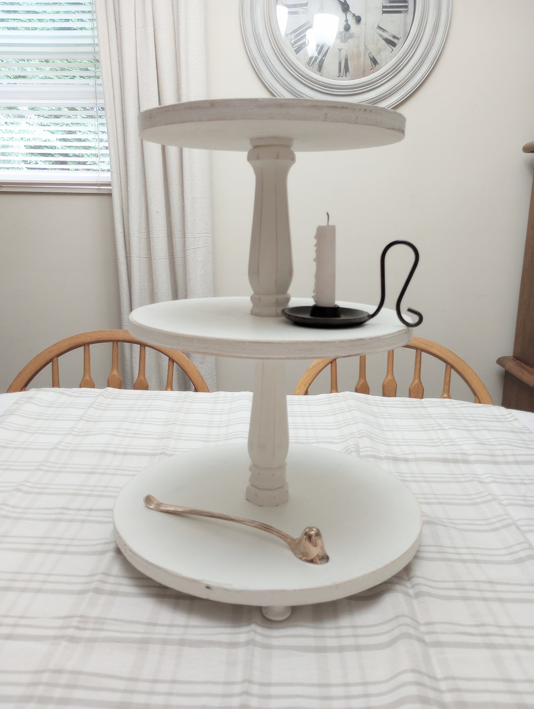 Handcrafted 3 Tier Wood Tray | Farmhouse and Cottage Kitchen Decor ...