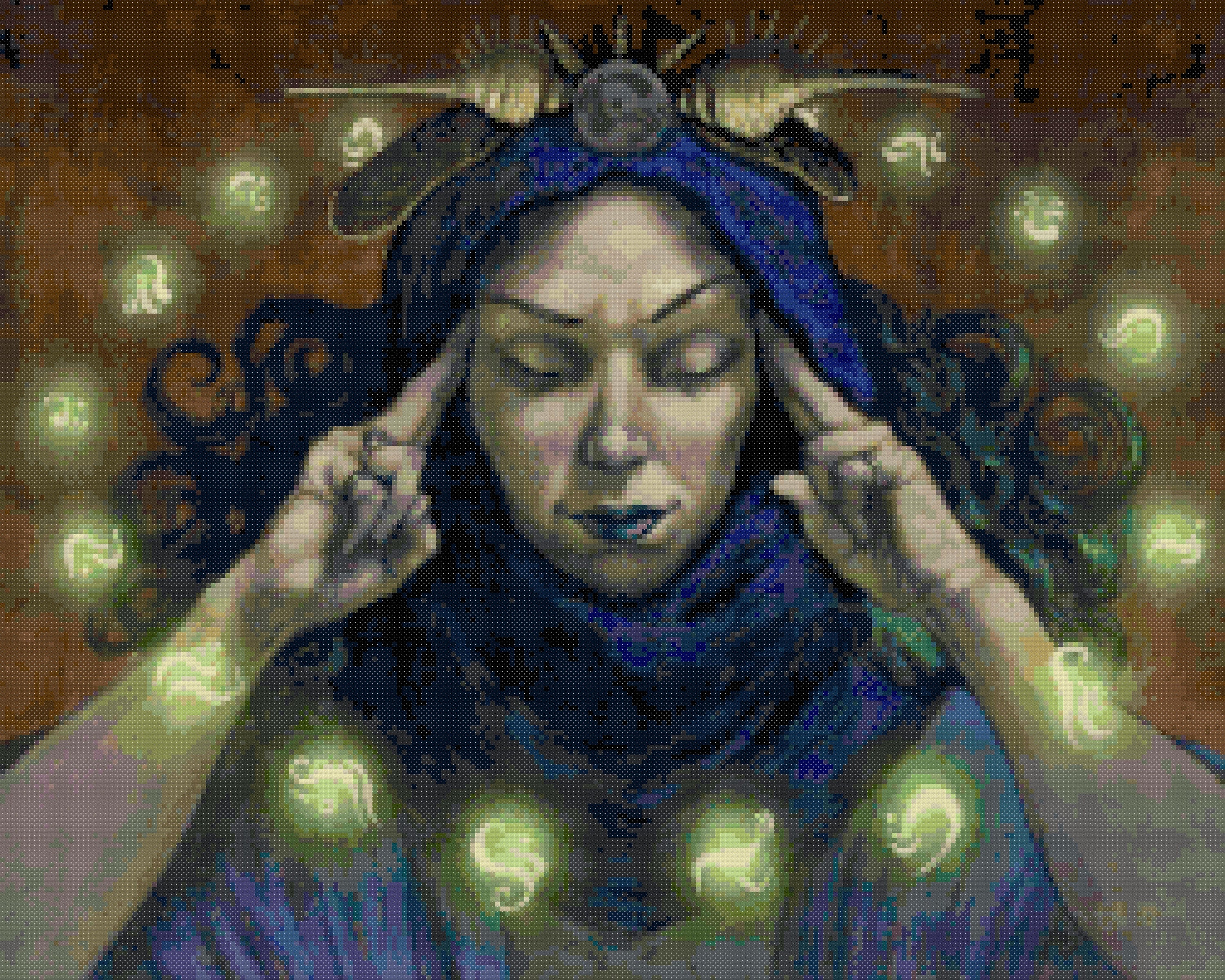 Brainstorm, Magic: the Gathering, MTG - Cross Stitch Chart