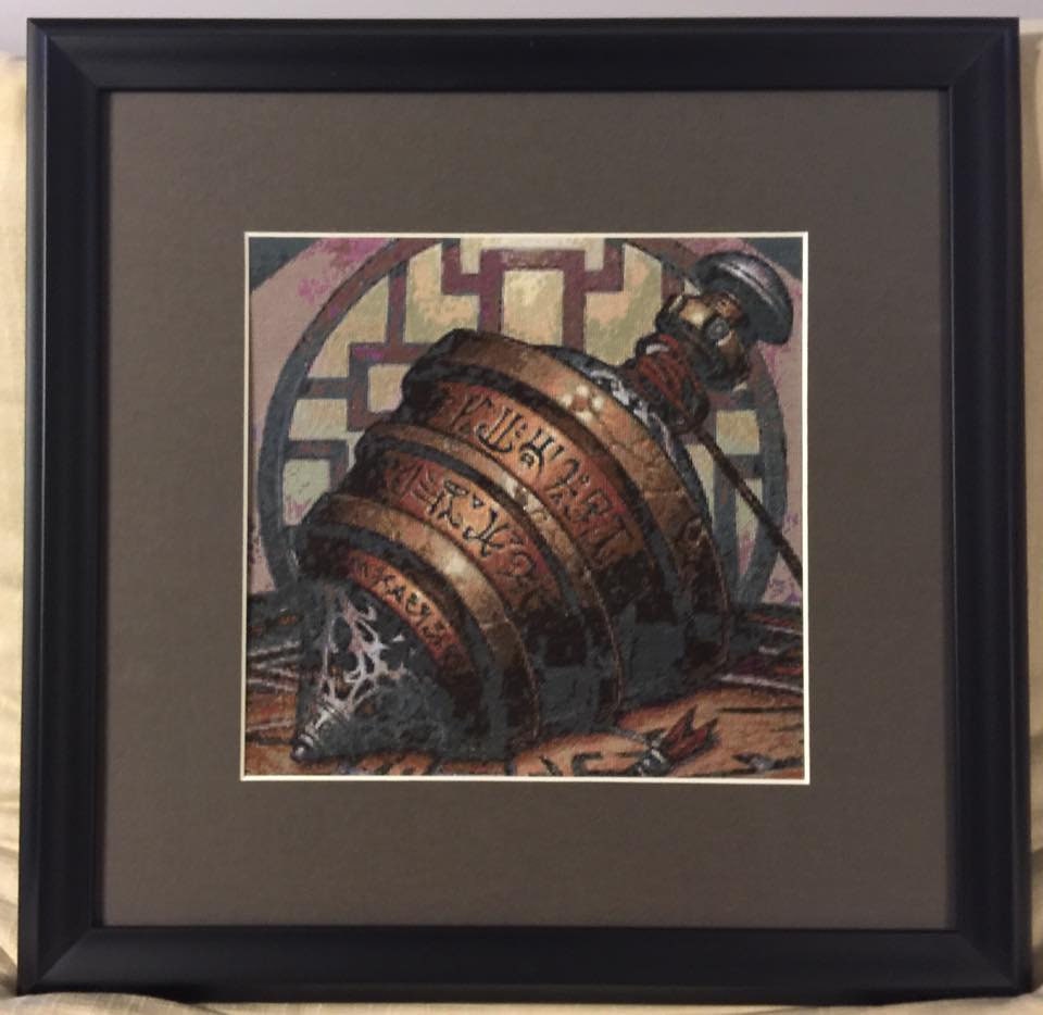 Sensei's Divining Top, Magic the Gathering, MTG Cross Stitch Chart