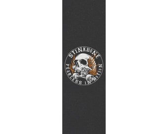 StinkBone Flaming Skull Griptape