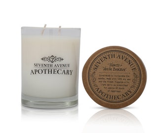 Tobacco + Vanilla Bourbon Signature Glass Candle