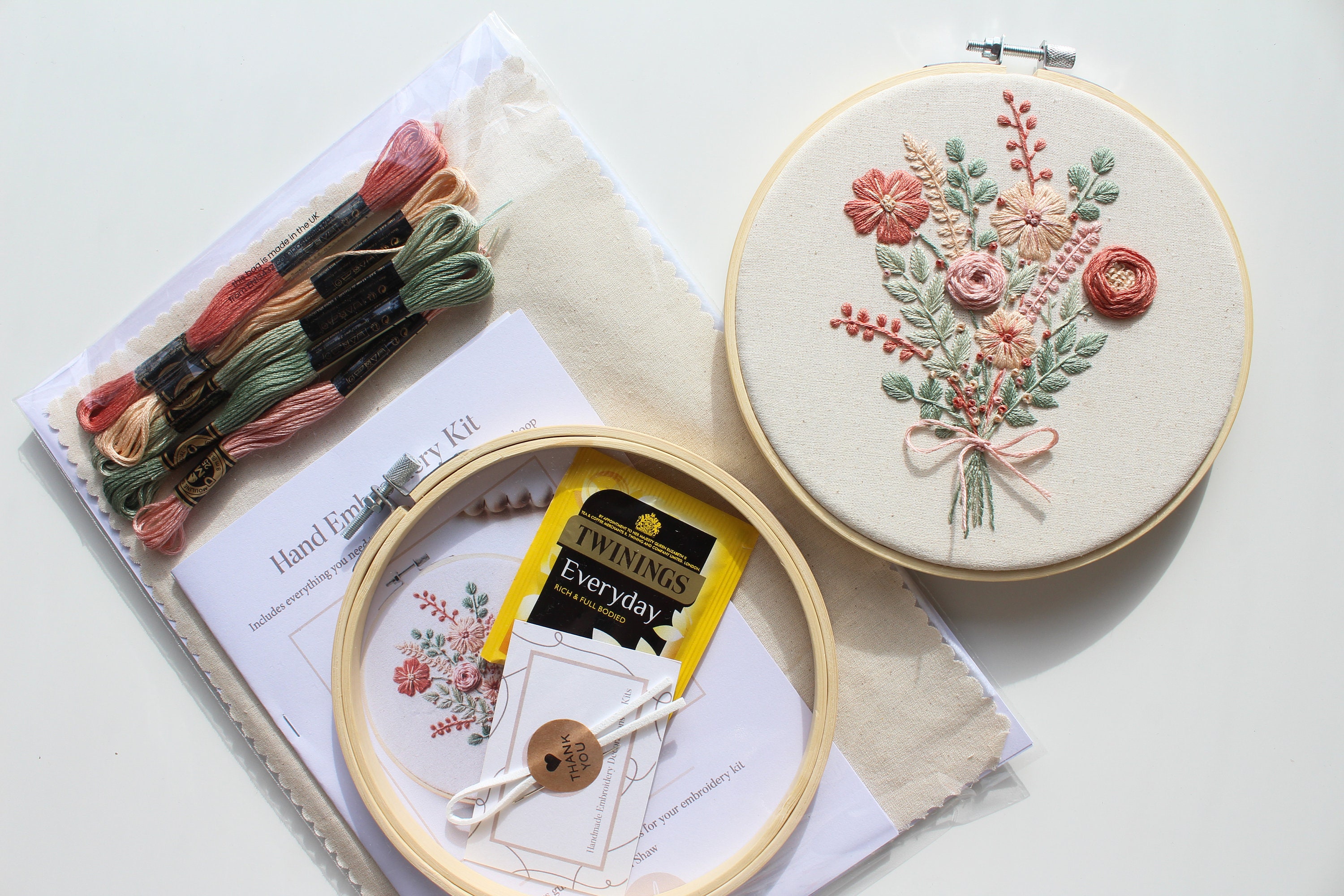 Flowers (Highland Heathers) Embroidery Kit
