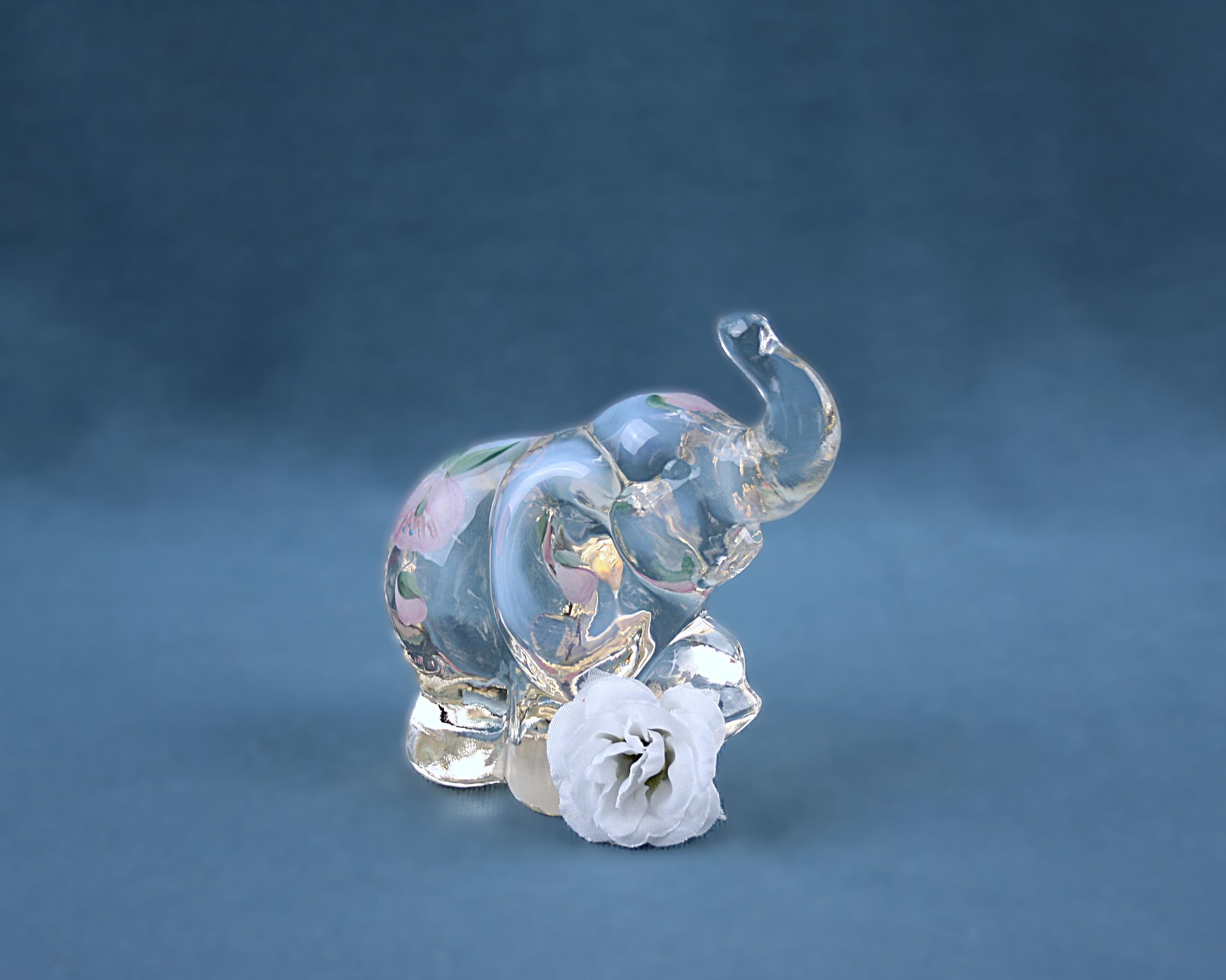 【elephant.m】ガラスナギット Fenton Glass Elephants - Etsy