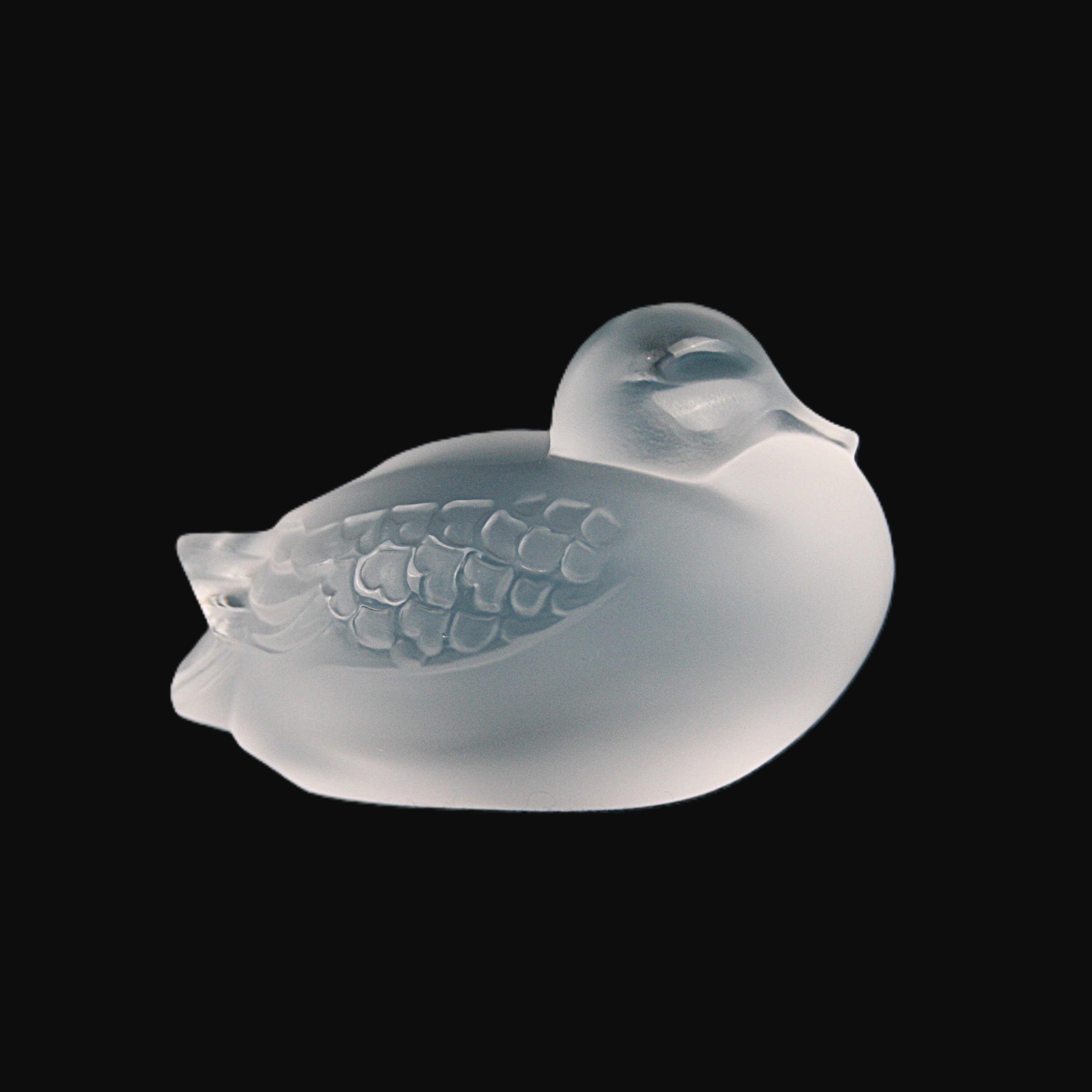 新品 LALIQUE ラリック Canard カモ アヒル 置物 新品 LALIQUE ラリック Canard カモ アヒル 置物