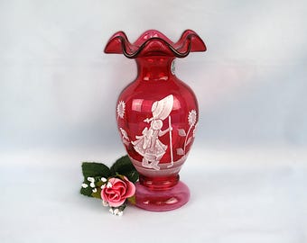 フェントン メアリー グレゴリー クランベリー カラフェ タンブル