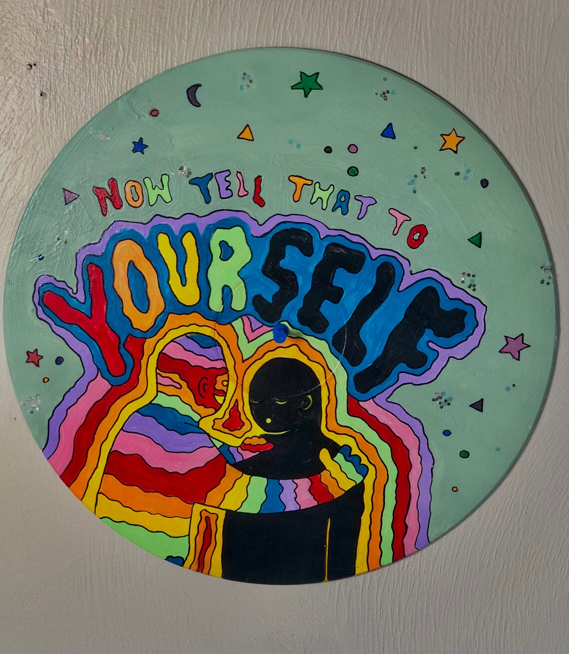 Custom Vinyl Acrylic Paintings Acrylic Painting Gifts Trippy - Etsy