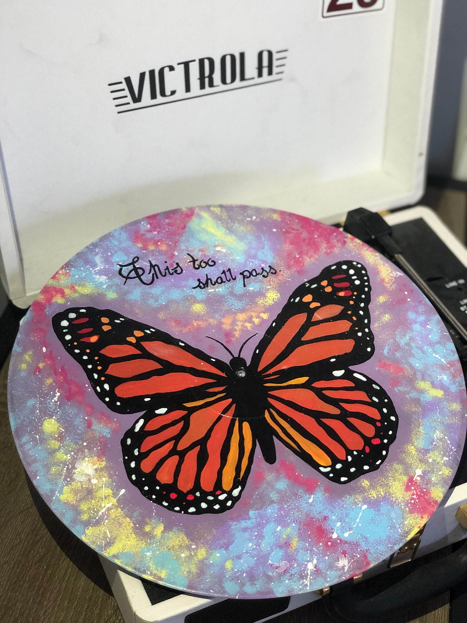 Custom Vinyl Acrylic Paintings Acrylic Painting Gifts Trippy Etsy