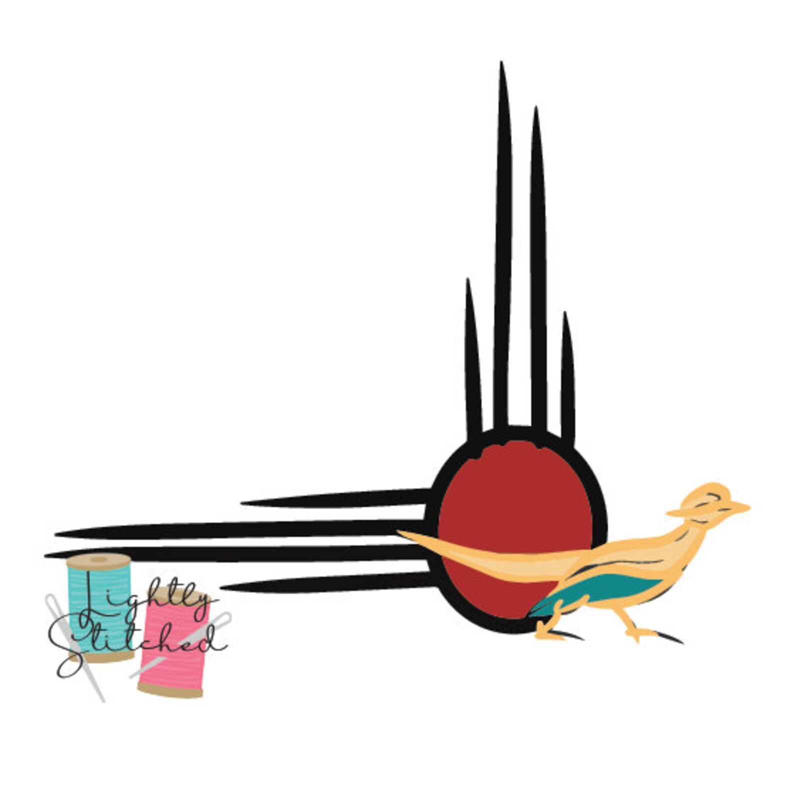 Nm Rld Svg New Mexico Roadrunner PNG SVG NM Design Sublimation T-shirt State Love ...