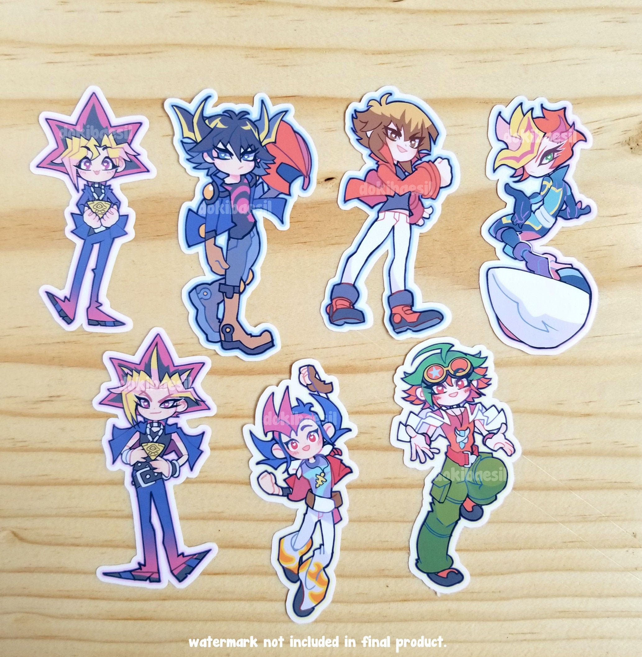 YuGiOh! sticker sets