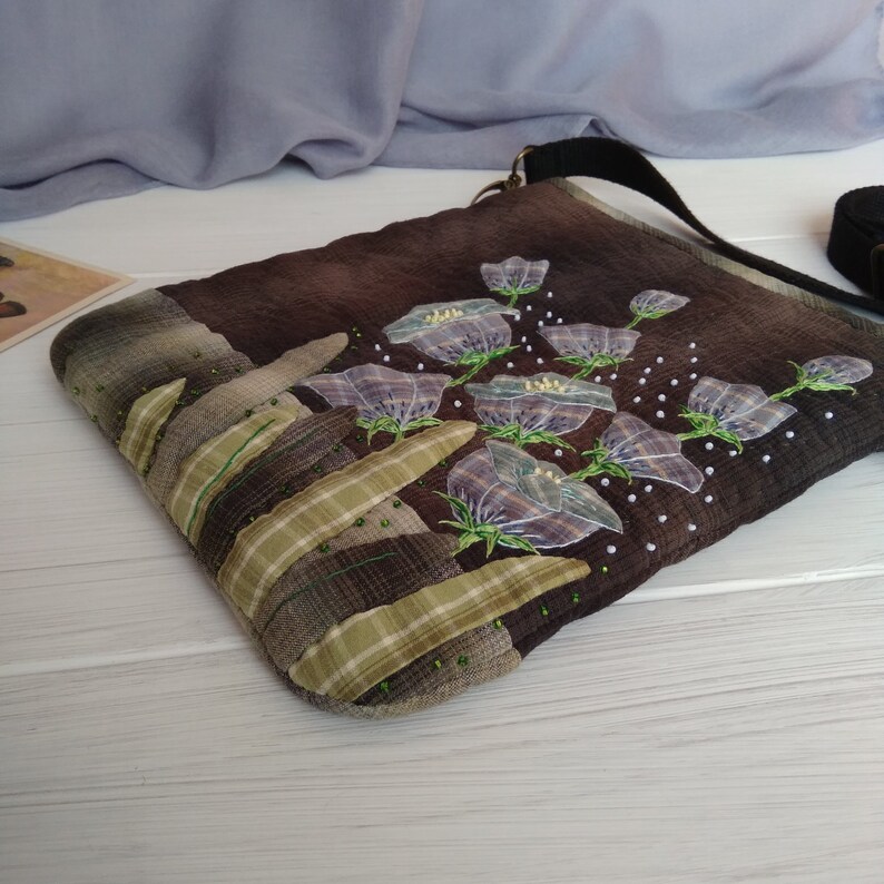 Bag Bells handmade Patchwork Women/'s shoulder bag Handbag with embroidery