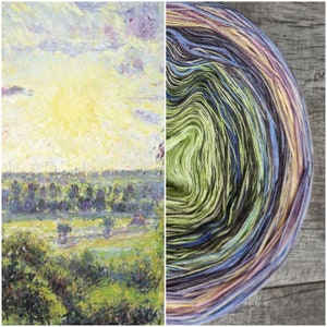 Bobbel inspired by Pissarro Sunset 4-ply 2.40/ 100 m